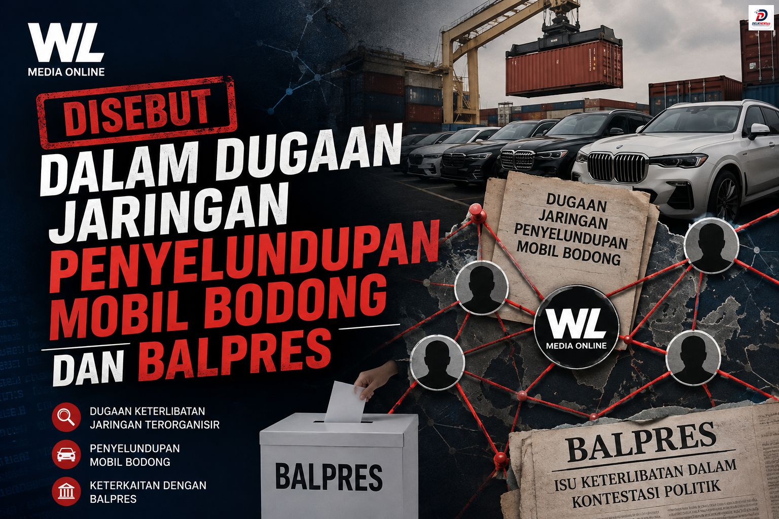 WL Disebut dalam Dugaan Jaringan Penyelundupan Mobil Bodong dan Balpres